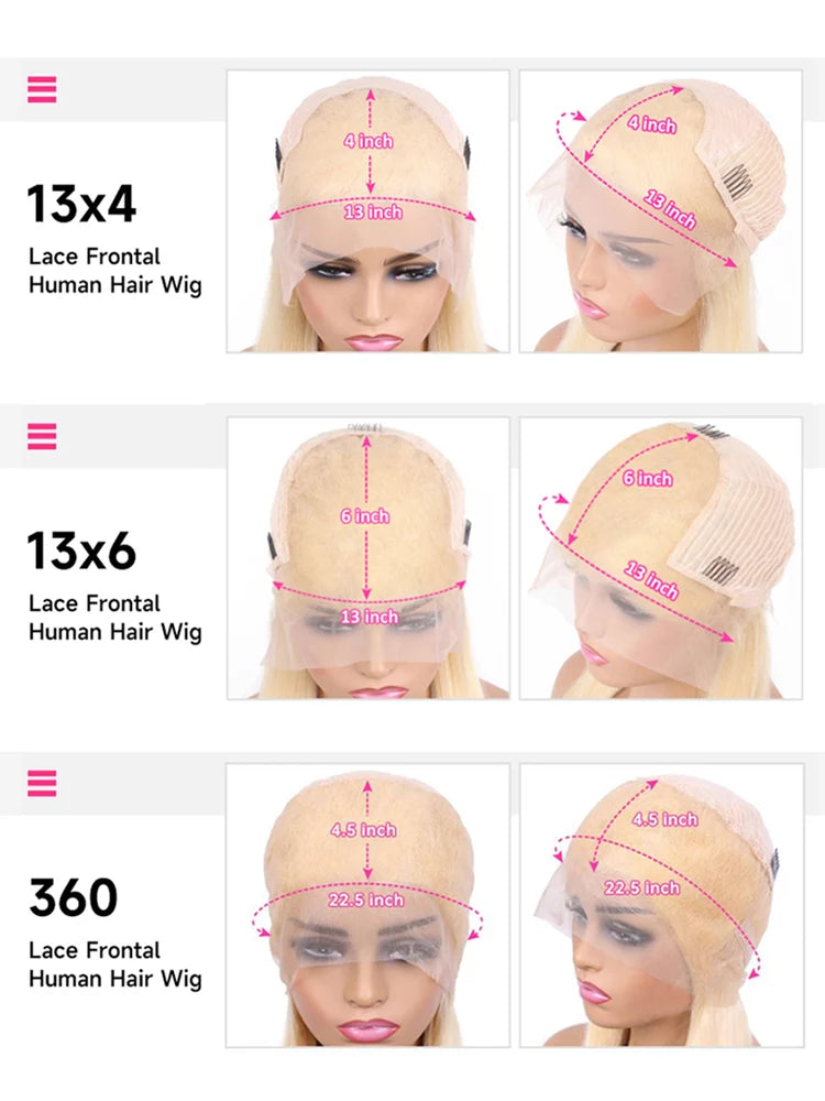 13x6 360 Lace Wig Human Hair