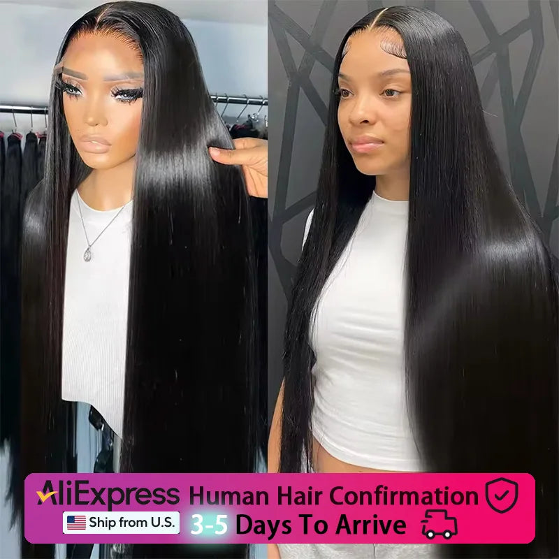 42 44 Inch Lace Front Human Hair Wigs