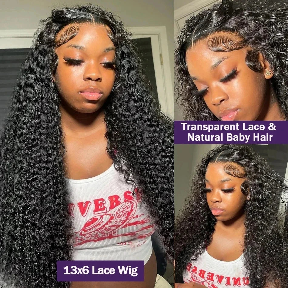 Curly Lace Frontal Human Hair