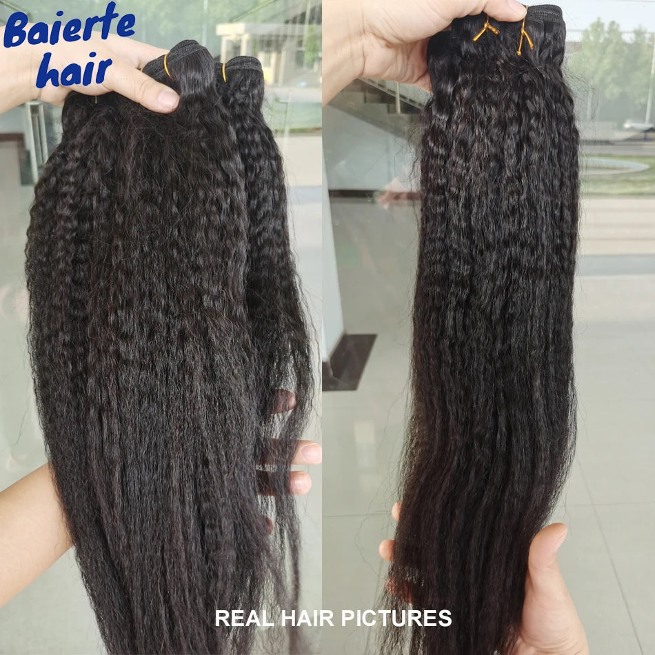 Kinky Straight Human Hair Bundles
