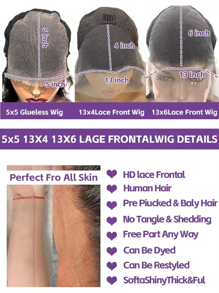 Body Wave Human Hair Wigs