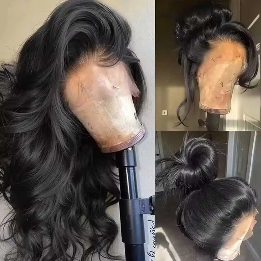 Glueless Pre Plucked Black Wig