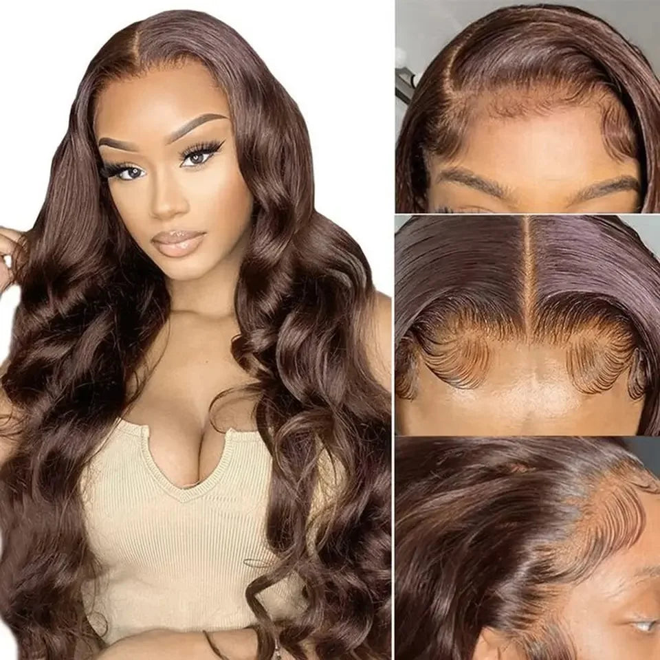 Loose Wave Brown Chocolate Color Synthetic