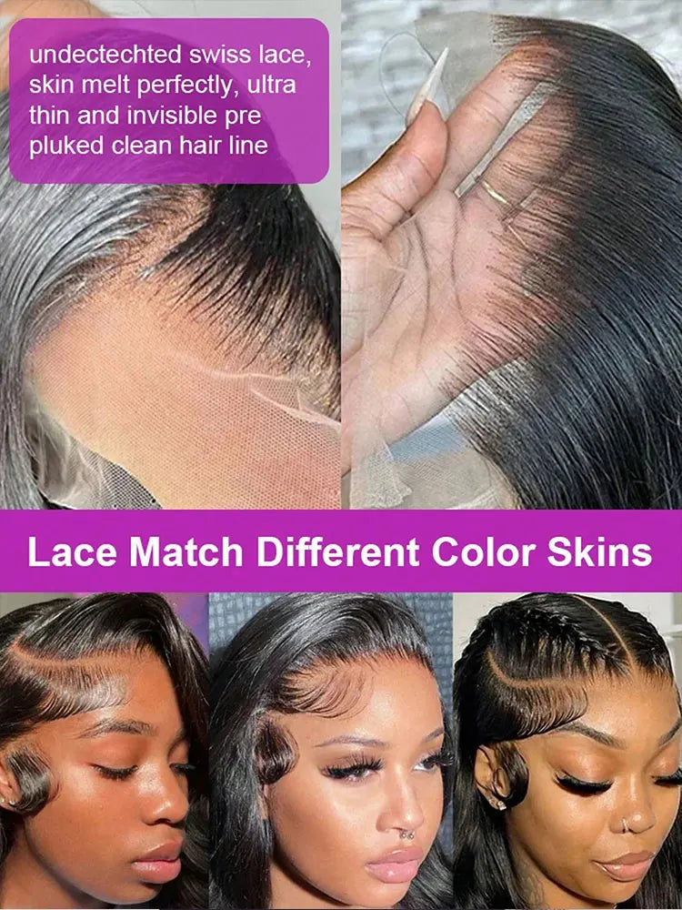 Human Hair Glueless Wet