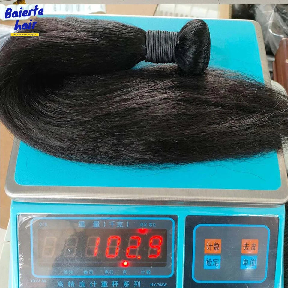 Kinky Straight Human Hair
