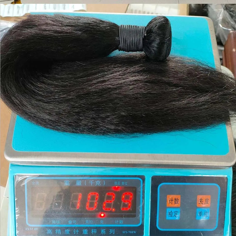 Kinky Straight Human Hair Bundles