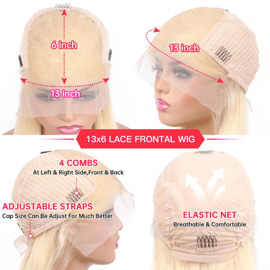 Straight Lace Front Human Hair Wigs