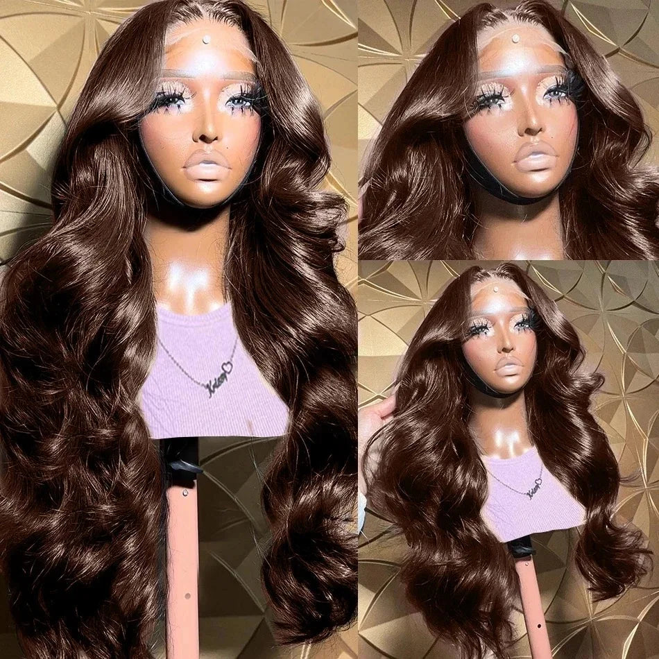 Loose Wave Brown Chocolate Color Synthetic