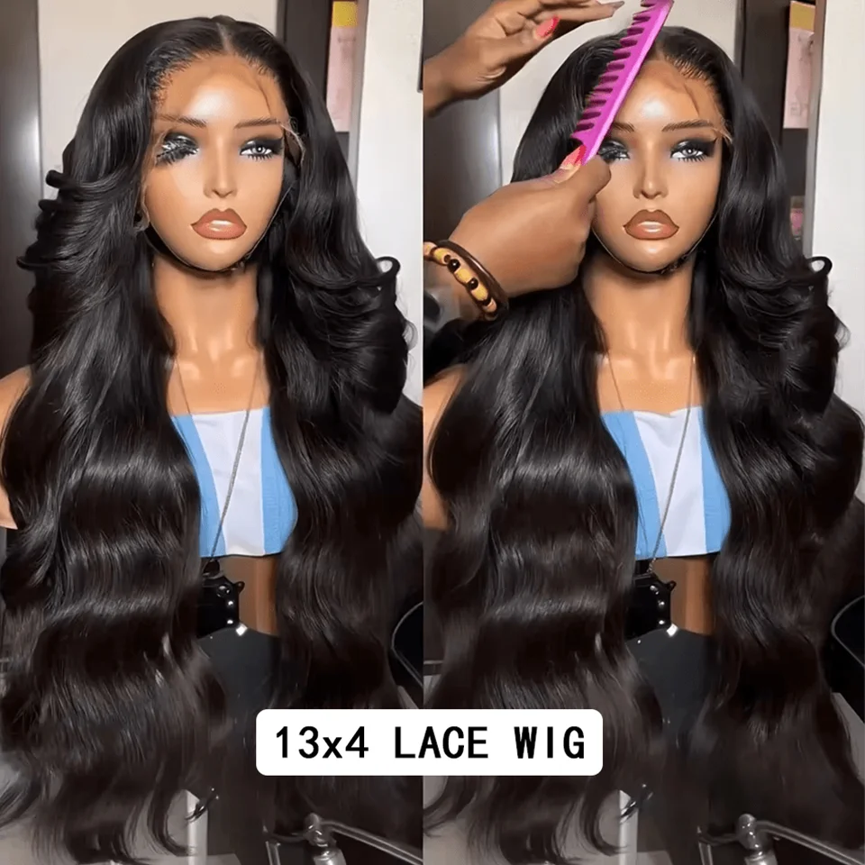 250% 42Inch Body Wave Lace Front Wigs