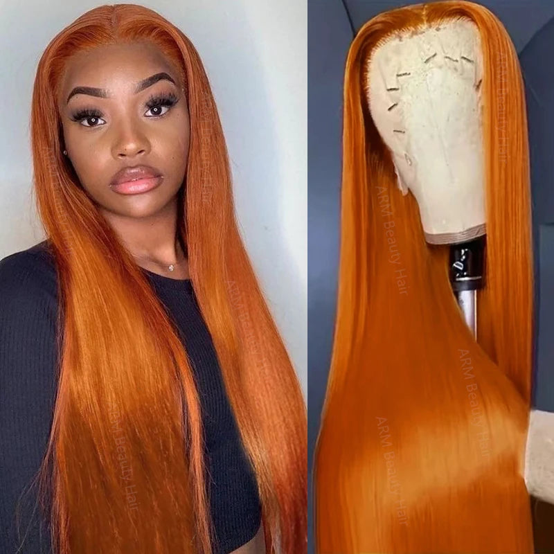 Ginger Human Hair Wig