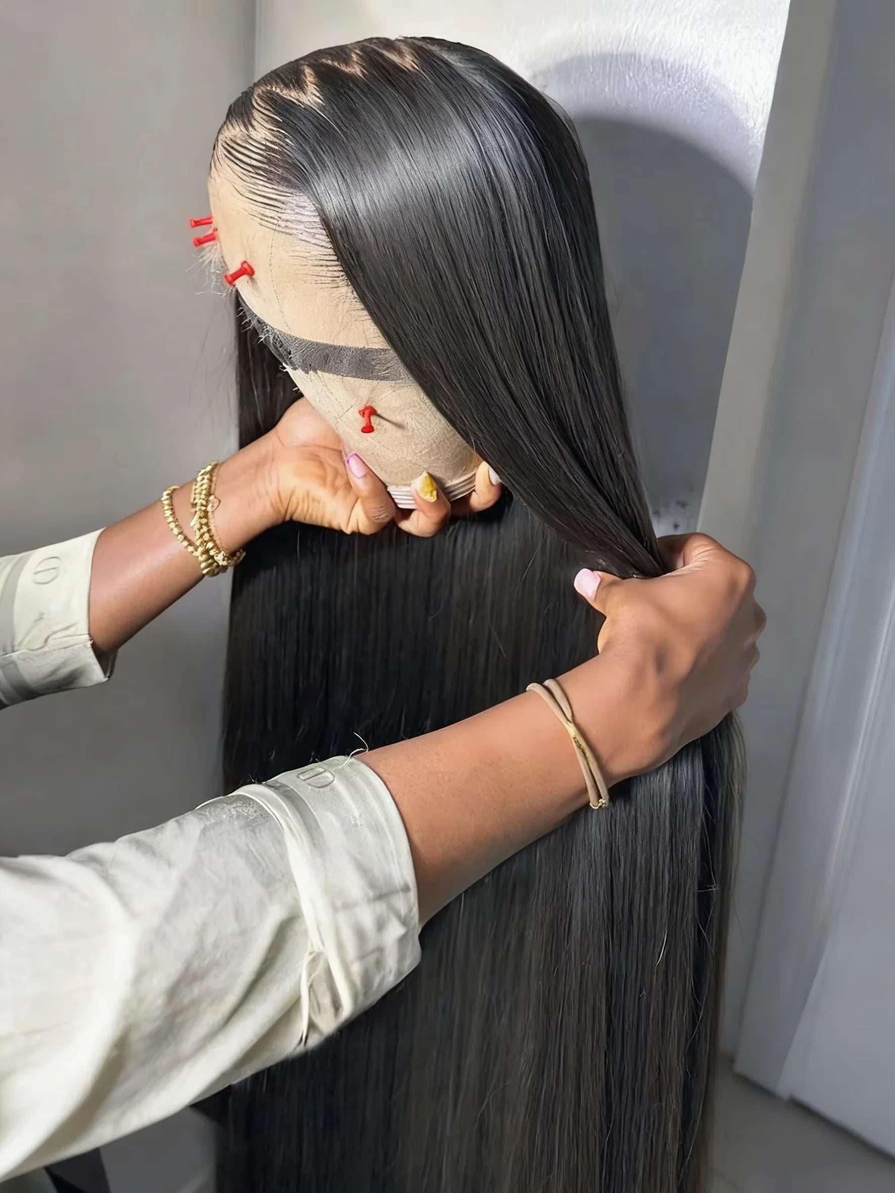 Women Glueless Closure Wig