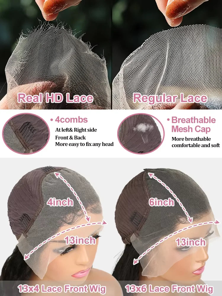 Women Glueless Closure Wig