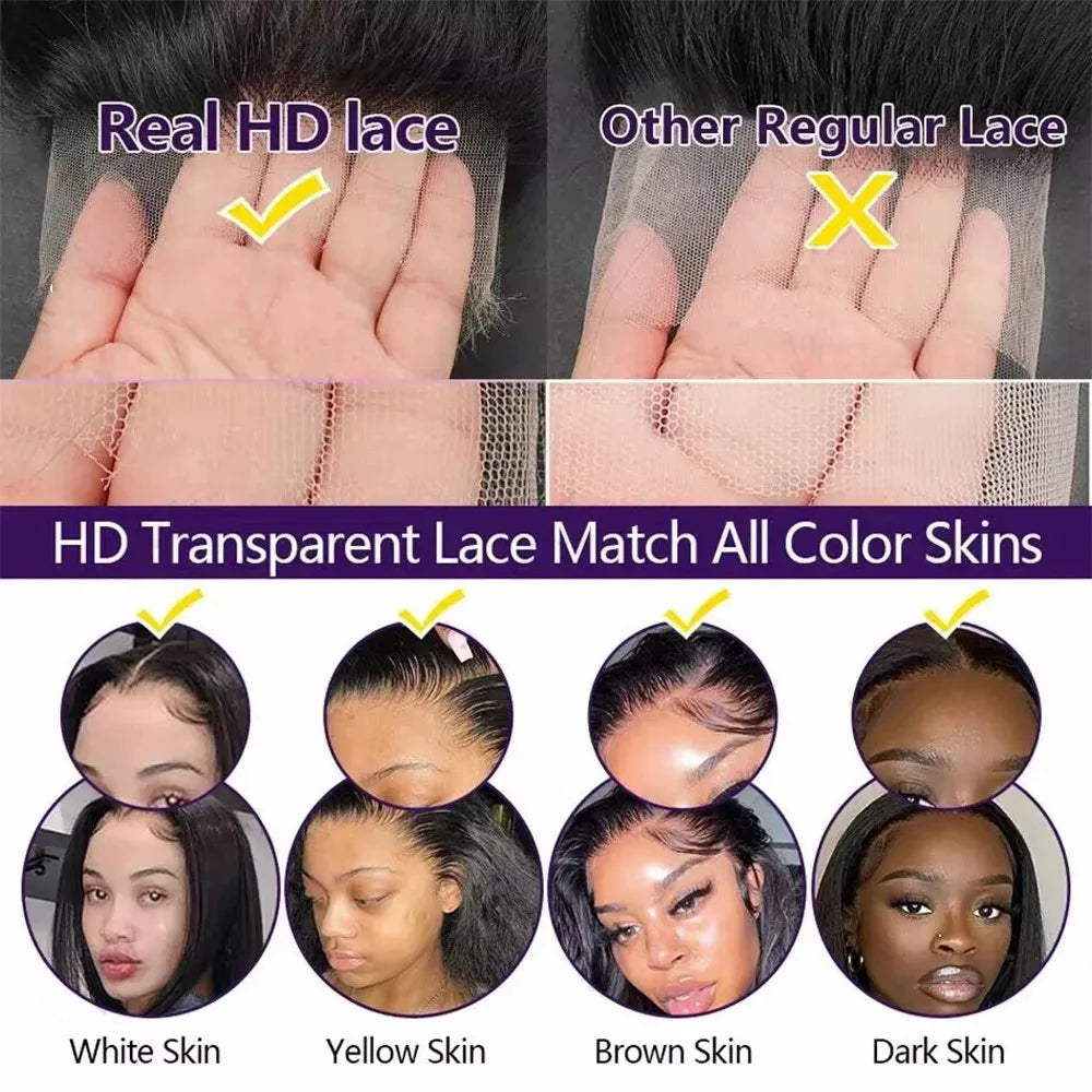Straight Lace Frontal Wigs