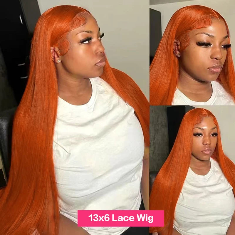 Ginger Human Hair Wig