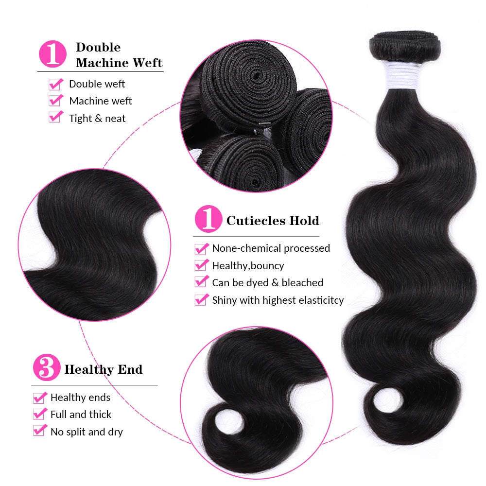 Natural Color Body Wave Hair