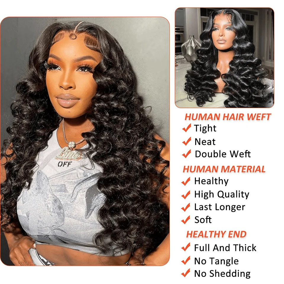 Pre Plucked Natural Black Frontal Wig