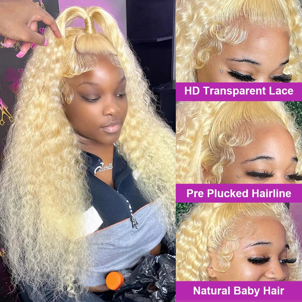 613 Loose Deep Wave Frontal Wig