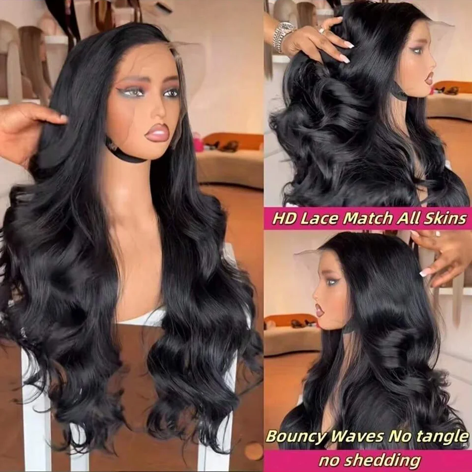 250% 42Inch Body Wave Lace Front Wigs
