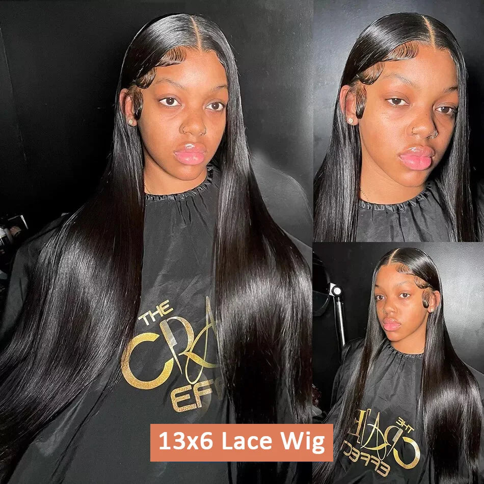 42 44 Inch Lace Front Human Hair Wigs