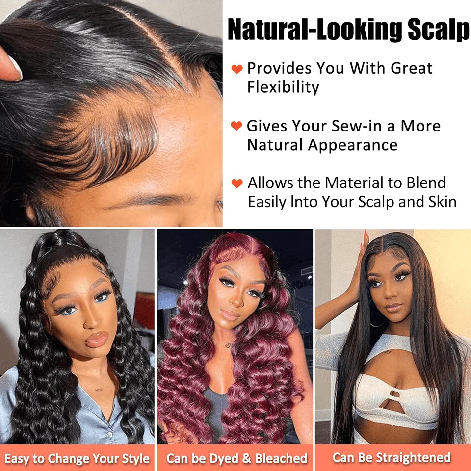 Pre Plucked Natural Black Frontal Wig