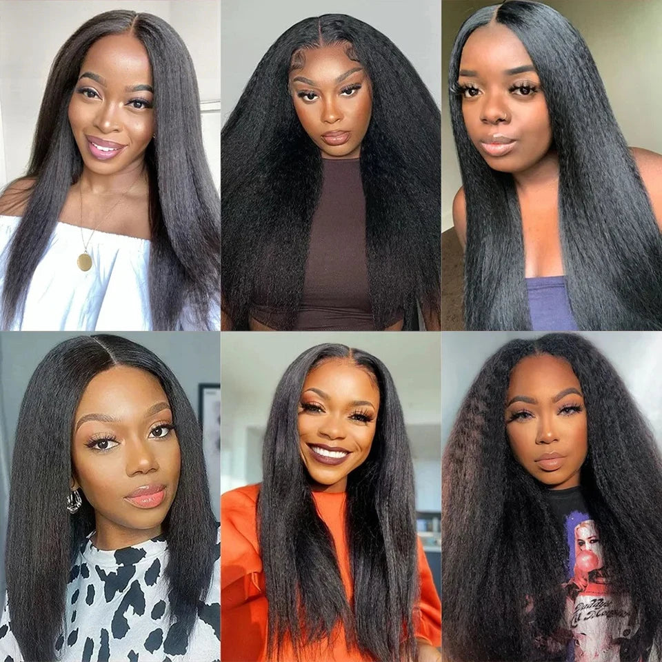 Kinky Straight Human Hair