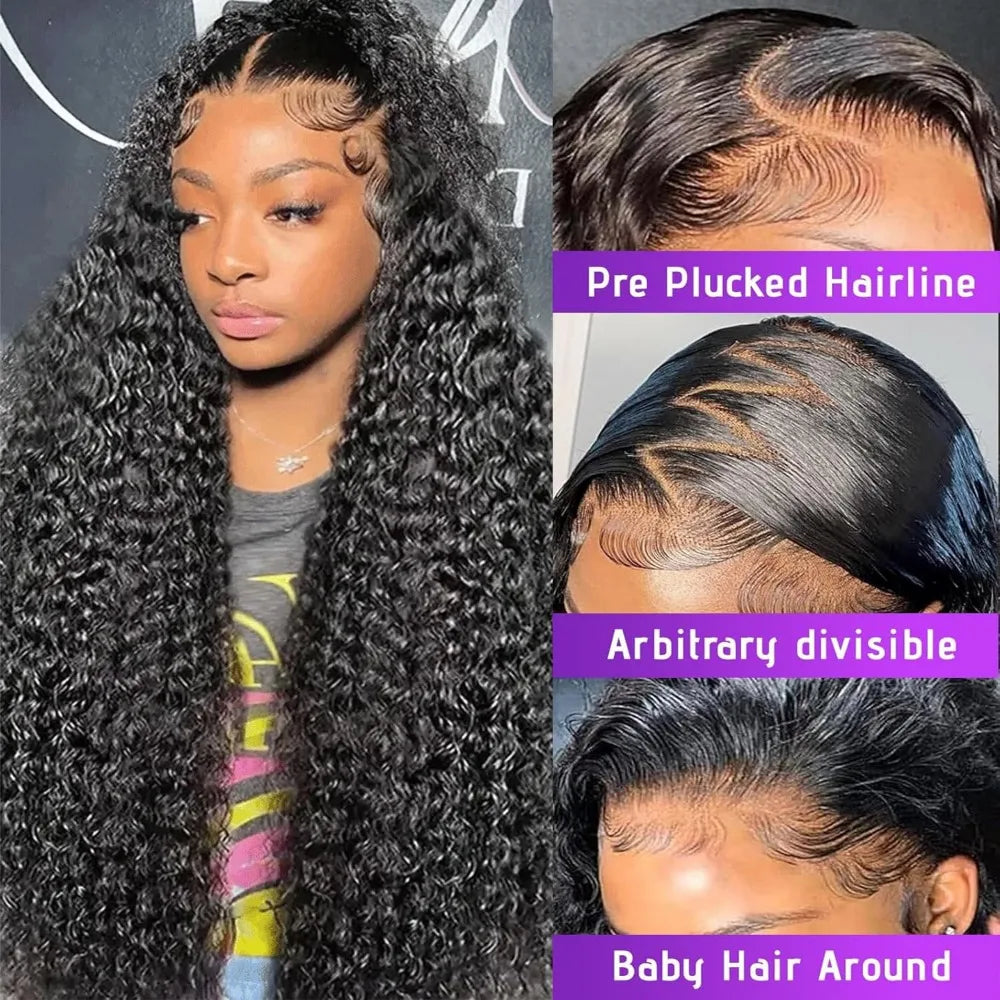 Remy Curl  Frontal Wig