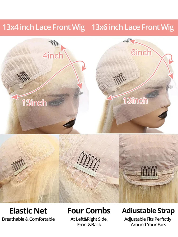 Honey Blonde Body wig